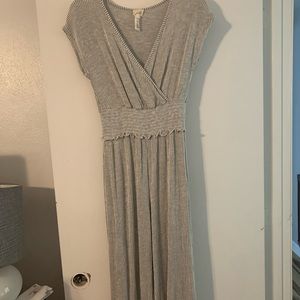 Stretchy knee length jumper